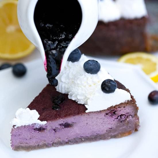 Keto Blueberry Cheesecake
