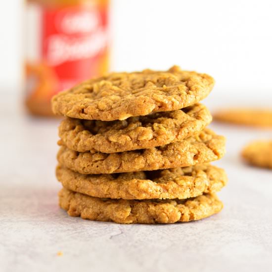 Biscoff Oatmeal Cookies