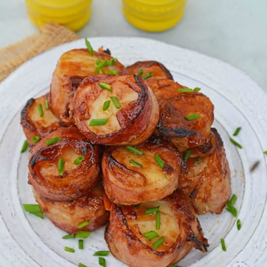 BBQ Bacon Wrapped Scallops