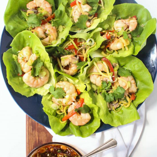Shrimp Lettuce Wraps
