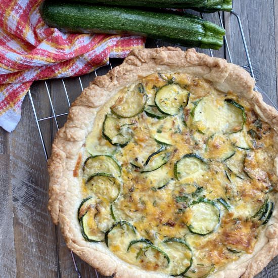 Zucchini Pie with Fresh Herbs