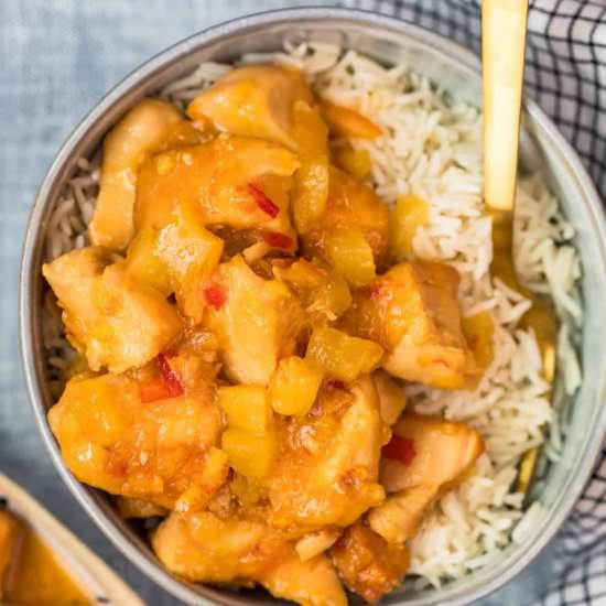 crock pot sweet and sour chicken!