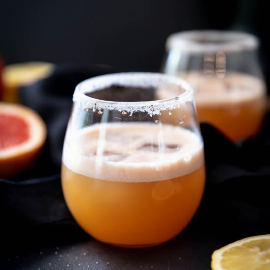 Grapefruit Margarita w/ Tajin Rim