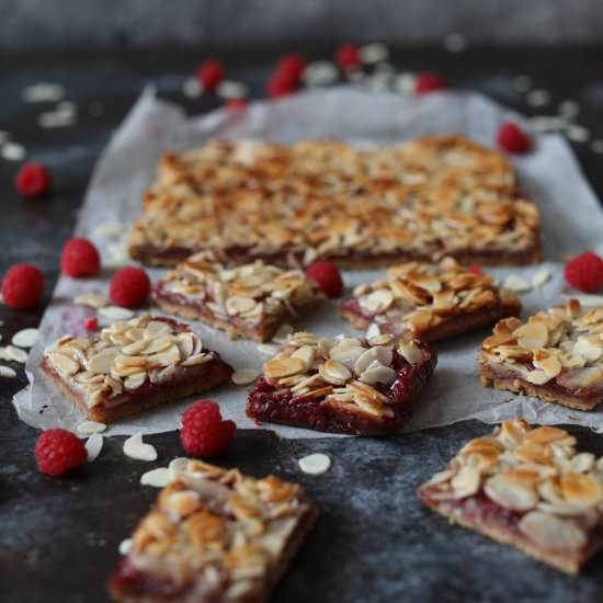 Gluten Free Raspberry Almond Slice