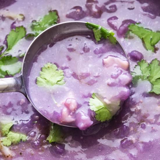 Creamy Purple Yam Soup