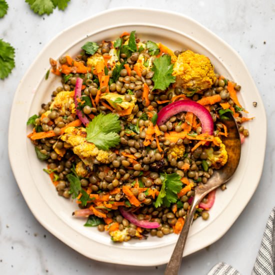 Curried Lentil Salad