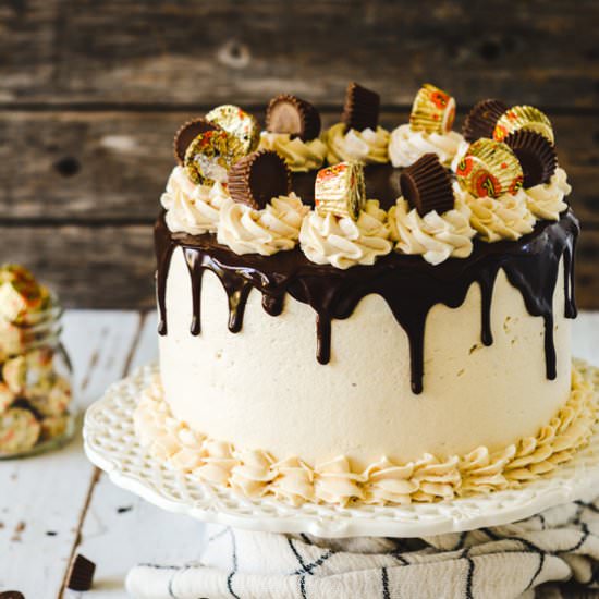 Chocolate Peanut Butter Layer Cake