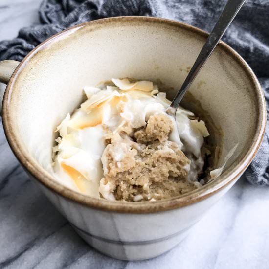 Cinnamon Roll Mug Cake