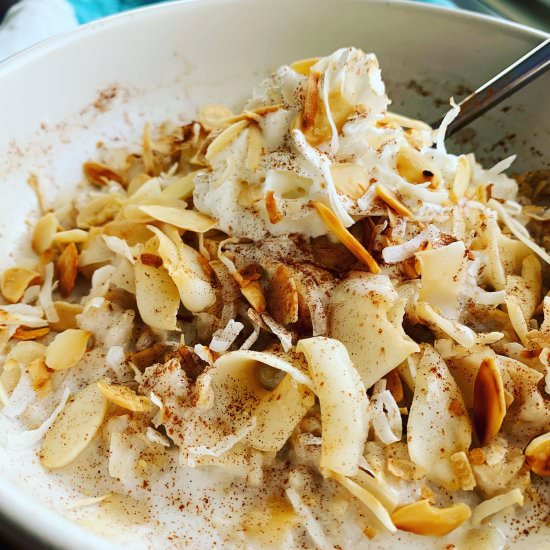 Coconut Cream Pie Oatmeal