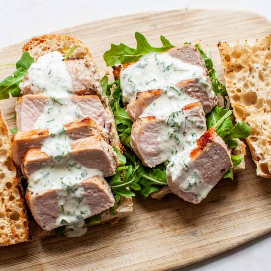 Pork Chop Sandwich