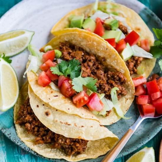 Ground Chicken Tacos