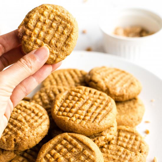Flourless Peanut Butter Cookies