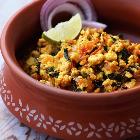 Methi Paneer Bhurji Recipe