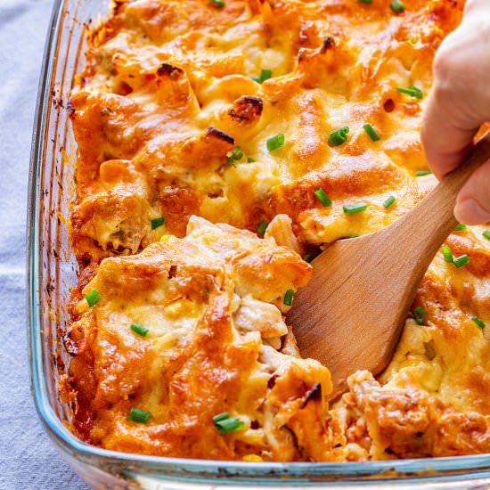chicken pasta casserole