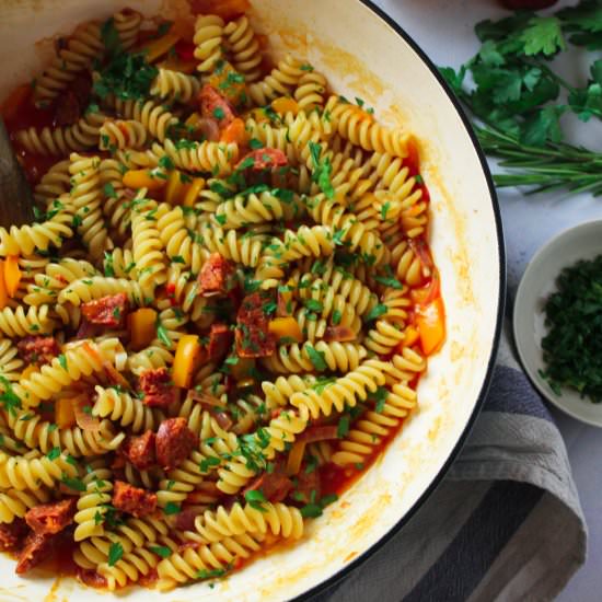 One-Pot Chorizo Pasta