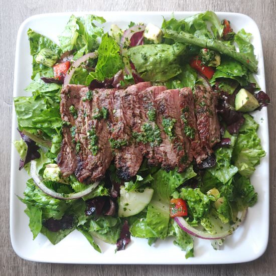Chimichurri Steak Salad