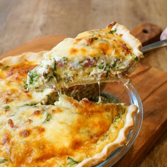 Bacon Spinach Quiche