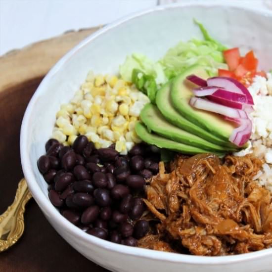 BBQ Pulled Pork Bowls