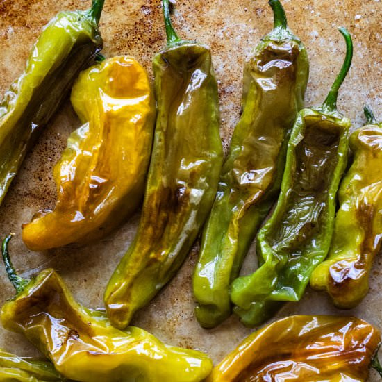 How To Roast Shishito Peppers