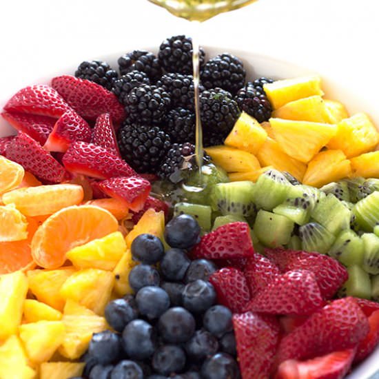 Summer Fruit Salad with Honey Lime