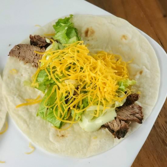 Grilled Steak Soft Taco