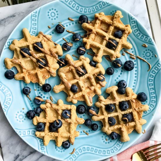 Sweet Potato Protein Waffles