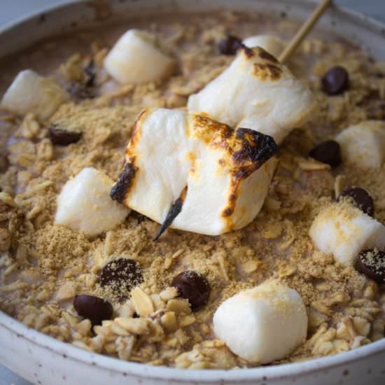 Creamy S’mores Oatmeal