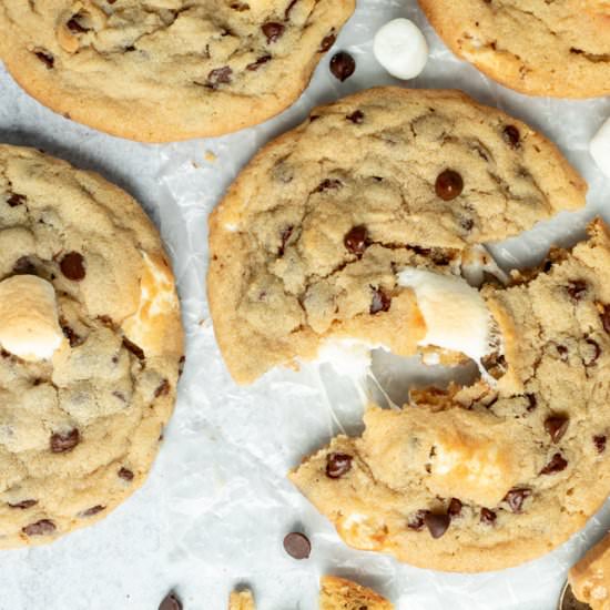 Peanut Butter Marshmallow Cookies