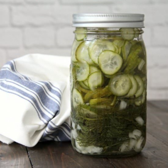 Refrigerator Sweet Pickles