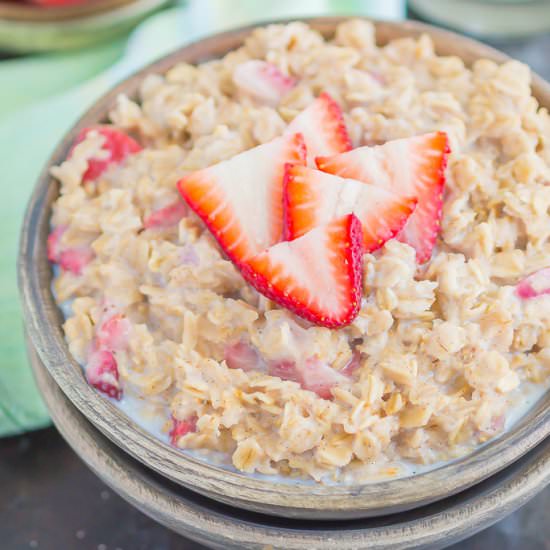 Strawberries and Cream Oatmeal