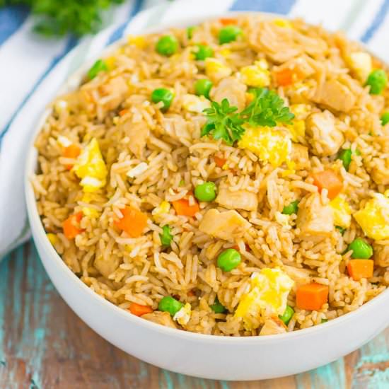 Instant Pot Chicken Fried Rice