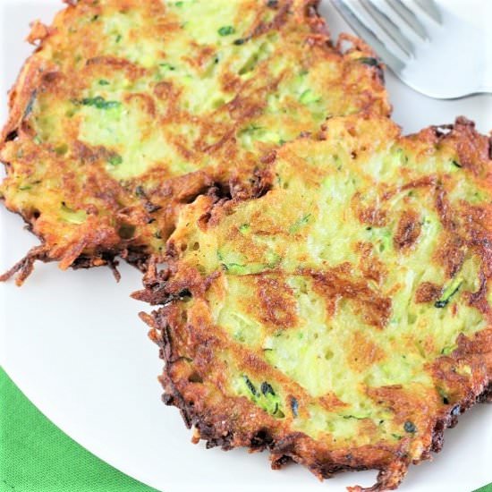 zucchini potato pancakes