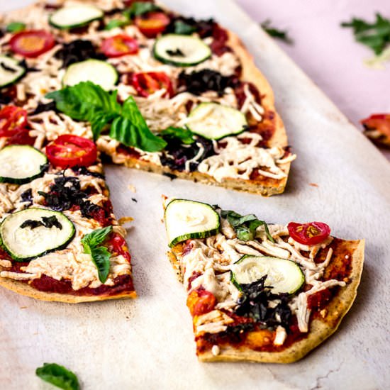 Chickpea Pizza Crust (gluten-free)
