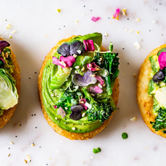 Hash Brown Avocado “Toast”