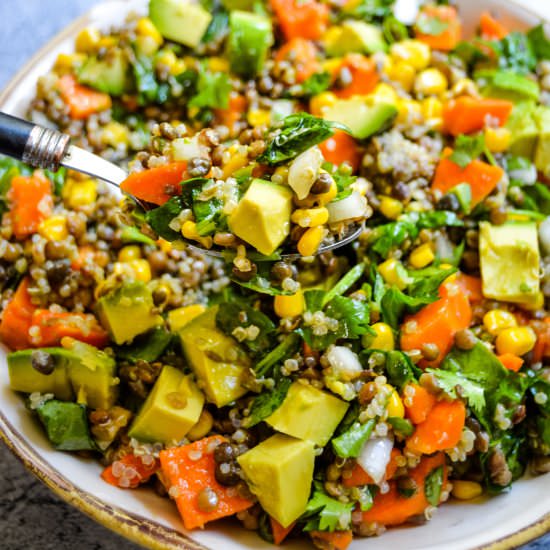 Sweet Potato & Lentil Salad