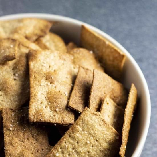 Simple Sea Salt Crackers