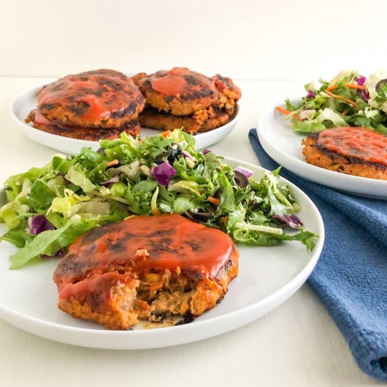 Turkey Veggie Meatloaf Patties