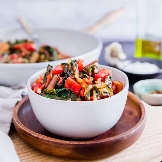 Simple Sautéed Swiss Chard