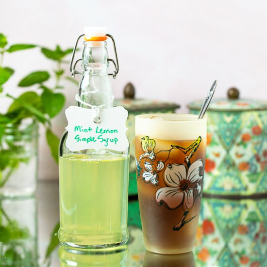 Mint Lemon Simple Syrup