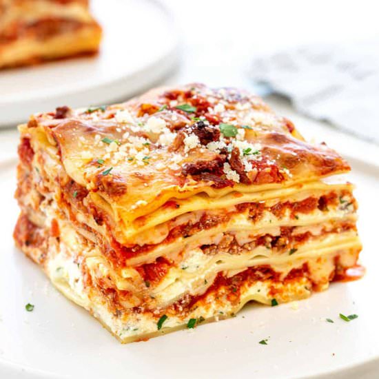 Lasagna with Meat Sauce