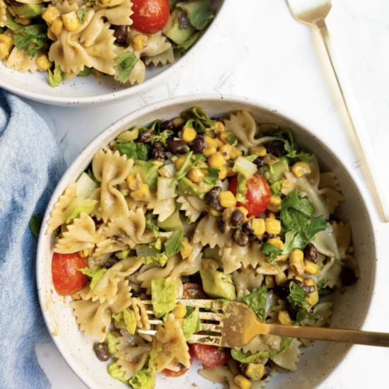 One Pot Creamy Taco Pasta Salad