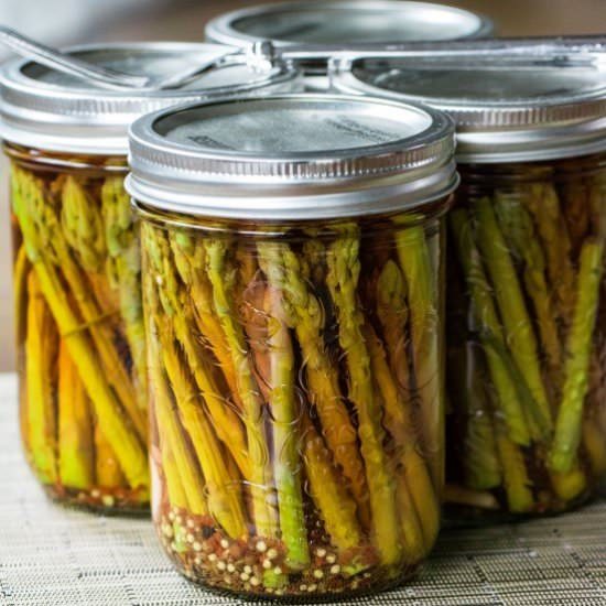 Spicy Pickled Asparagus