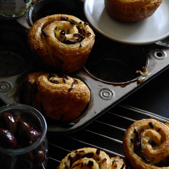 yuzu kosho pissaladière danishes