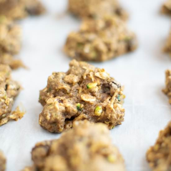 Vegan Zucchini Oatmeal Cookies