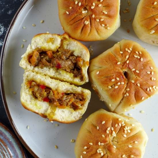 Baked Lamb Buns
