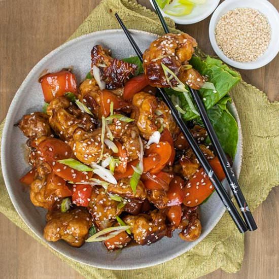 Gluten-Free Kung Pao Cauliflower