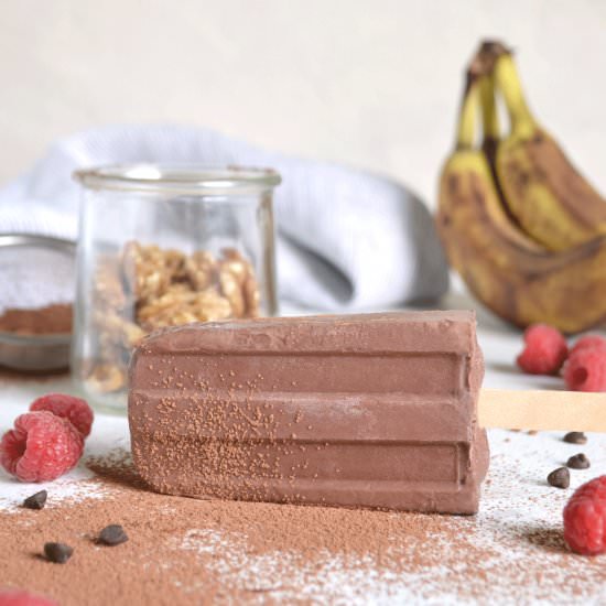 Walnut & Banana Fudge Pops