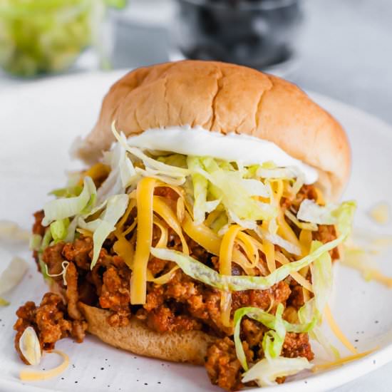 Taco Turkey Sloppy Joes