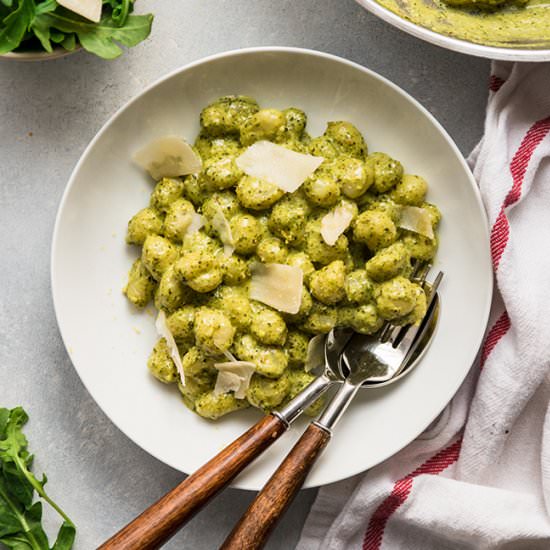 Creamy Pesto Gnocchi
