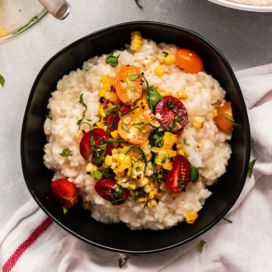 Summer Risotto with Corn & Tomatoes